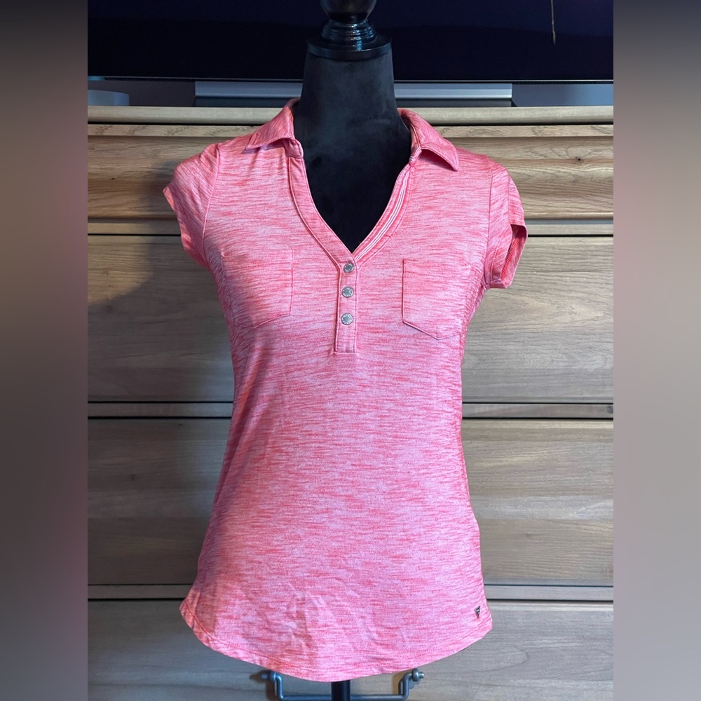 Guess Red Short/Capped Sleeved Shirt